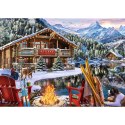 Trefl Puzzle Puzzle - 2x500 XMAS - Święta w górach - Trefl 37540