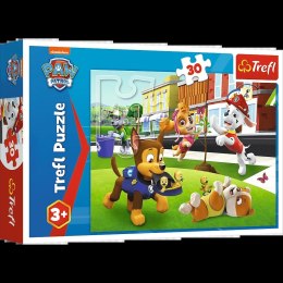 Trefl Puzzle Puzzle - 30 - Psiaki w Akcji - Psi Patrol - Trefl 18306