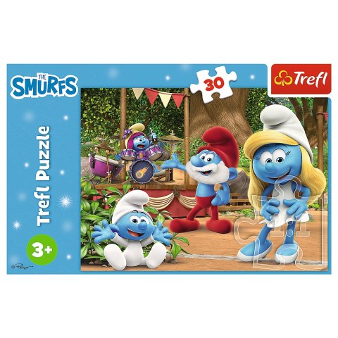 Trefl Puzzle Puzzle - 30 - Smerfetka i Smerfy - Trefl 18312 Trefl Puzzle Puzzle - 30 - Smerfetka i Smerfy - Trefl 18312