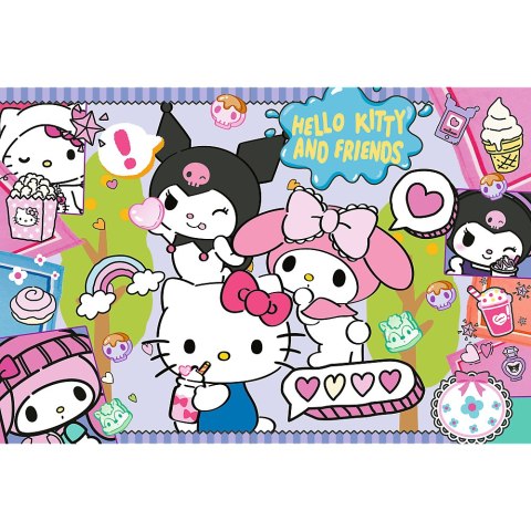 Trefl Puzzle Puzzle - 300 - Szalone trio - Hello Kitty - Trefl 23039 Trefl Puzzle Puzzle - 300 - Szalone trio - Hello Kitty - Trefl 23039