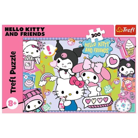 Trefl Puzzle Puzzle - 300 - Szalone trio - Hello Kitty - Trefl 23039 Trefl Puzzle Puzzle - 300 - Szalone trio - Hello Kitty - Trefl 23039