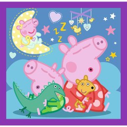 Trefl Puzzle Puzzle - 3w1 (20, 36, 50) - Zwyczaje świnki Peppy - Świnka Peppa - Trefl 34893