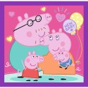 Trefl Puzzle Puzzle - 3w1 (20, 36, 50) - Zwyczaje świnki Peppy - Świnka Peppa - Trefl 34893