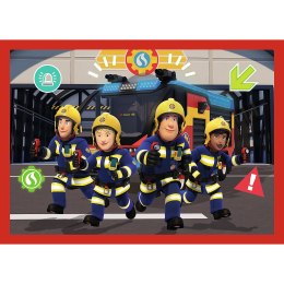 Trefl Puzzle Puzzle - 4w1 (12, 15, 20, 24) - Przygody strażaka Sama - Strażak Sam - Trefl 34632