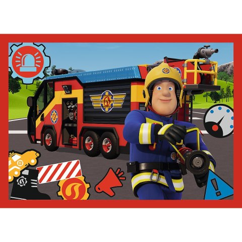 Trefl Puzzle Puzzle - 4w1 (12, 15, 20, 24) - Przygody strażaka Sama - Strażak Sam - Trefl 34632 Trefl Puzzle Puzzle - 4w1 (12, 15, 20, 24) - Przygody strażaka Sama - Strażak Sam - Trefl 34632