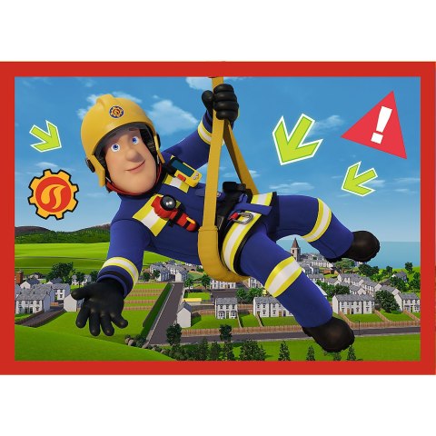 Trefl Puzzle Puzzle - 4w1 (12, 15, 20, 24) - Przygody strażaka Sama - Strażak Sam - Trefl 34632 Trefl Puzzle Puzzle - 4w1 (12, 15, 20, 24) - Przygody strażaka Sama - Strażak Sam - Trefl 34632