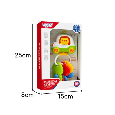 Woopie Baby Zabawka Interaktywna Pilot Samochodzik z Kluczykami Grzechotka Gryzak