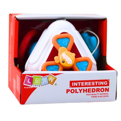 LEAN Toys Kostka Edukacyjna Manipulacyjna Sensoryczna Dla Malucha Kolorowa 5w1