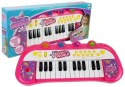 LEAN Toys Pianinko Keyboard 24 klawisze Różowe