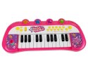 LEAN Toys Pianinko Keyboard 24 klawisze Różowe