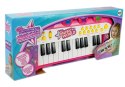 LEAN Toys Pianinko Keyboard 24 klawisze Różowe