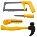 LEAN Toys Zestaw Majsterkowicza Wiertarko-Wkrętarka Narzędzia Światła Dźwięki Walizka