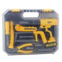 LEAN Toys Zestaw Majsterkowicza Wiertarko-Wkrętarka Narzędzia Światła Dźwięki Walizka