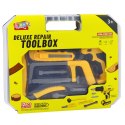 LEAN Toys Zestaw Majsterkowicza Wiertarko-Wkrętarka Narzędzia Światła Dźwięki Walizka