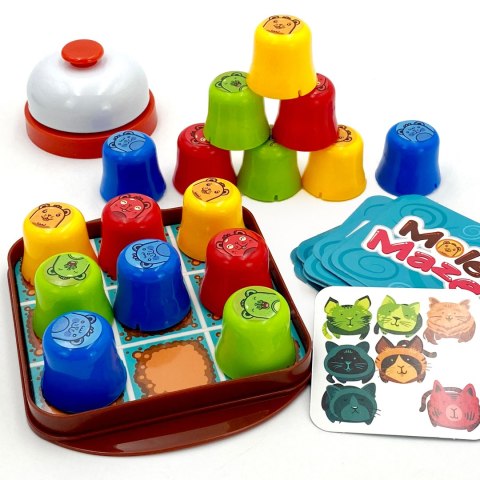 WOOPIE IQ Gra Logiczna Edukacyjno-Strategiczna 2w1 Kółko i Krzyżyk 8szt