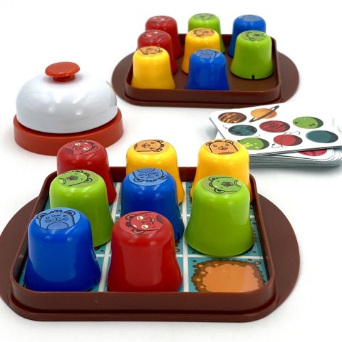 WOOPIE IQ Gra Logiczna Edukacyjno-Strategiczna 2w1 Kółko i Krzyżyk 8szt