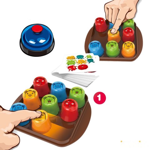 WOOPIE IQ Gra Logiczna Edukacyjno-Strategiczna 2w1 Kółko i Krzyżyk 8szt