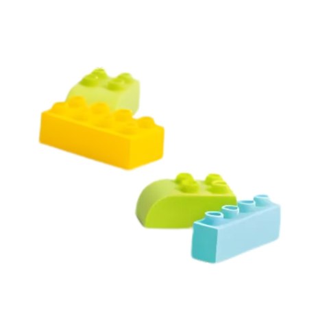 WOOPIE Klocki Soft Blocks Zestaw 99 Elementów w Pudełku