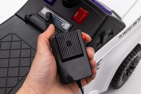 LEAN CARS Jeździk z Megafonem QLS-993 Biały