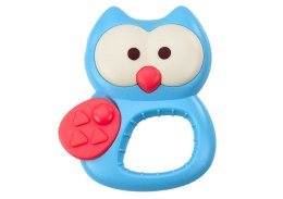 LEAN TOYS Zestaw Grzechotek Gryzaków Zwierzątka Kolorowe Pastelowe 4 Szt