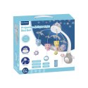 LEAN Toys Karuzela Do Łóżeczka Projektor Pilot Melodie Odgłosy Zwierząt Szary