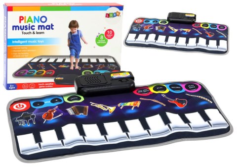 LEAN Toys Mata Muzyczna Edukacyjna Pianinko Instrumenty Muzyczne