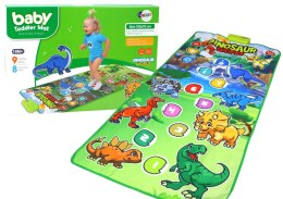 LEAN Toys Mata Taneczna Edukacyjna Interaktywna Dinozaury Dźwięki