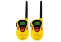 LEAN Toys Walkie Talkie Krótkofalówki Zasięg 100 m Żółte Dla Dzieci