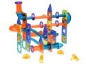 ŚWIECĄCE Klocki magnetyczne 3D - Zbuduj tor kulkowy KULODROM 116-ele ZA5894