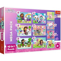 Trefl Puzzle Puzzle - 10w1 - W świecie Gabi - Koci Domek Gabi - Trefl 96003
