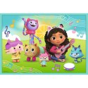 Trefl Puzzle Puzzle - 10w1 - W świecie Gabi - Koci Domek Gabi - Trefl 96003