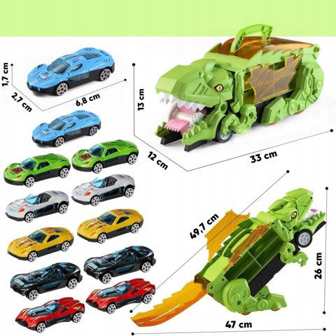 WOOPIE Zestaw Pojazdów Tor Dinozaur Pożeracz