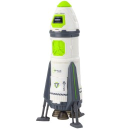 LEAN Toys Rakieta Kosmiczna Statek Figurki Astronautów Światła Dźwięki