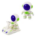 LEAN Toys Rakieta Kosmiczna Statek Figurki Astronautów Światła Dźwięki