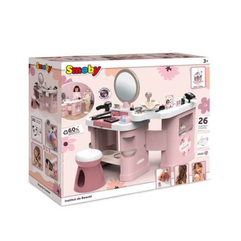 SMOBY Centrum małej stylistki BEAUTY + 26 akcesoria Fryzjer i kosmetyczka