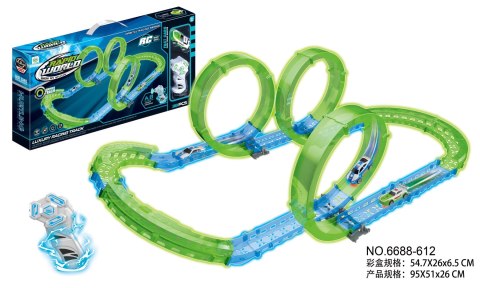 Tor Wyścigowy Świecący w Ciemności 38el.