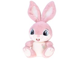 Pluszowy Królik 40 cm Urocza różowa MALINKA z zaginanymi uszami ZA5922