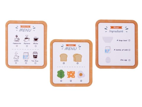 Zestaw drewniany Toster Ekspres Mikser +akcesoria Małe AGD do zabawy ZA5929