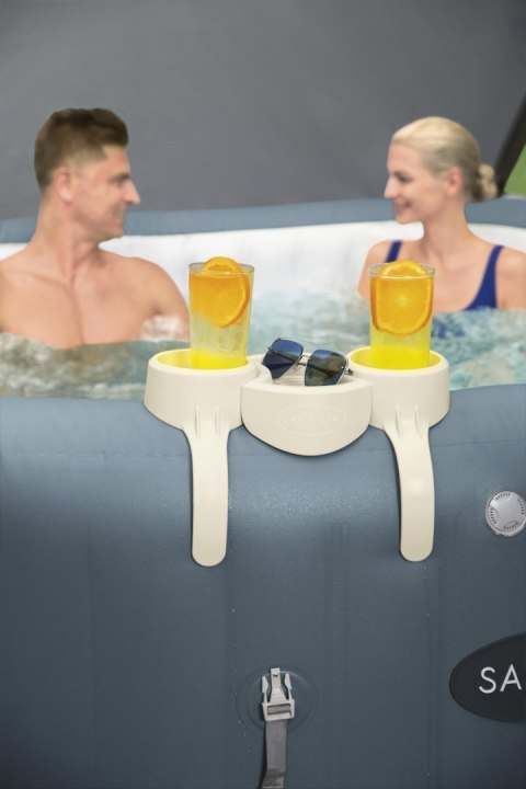 Uchwyt na napoje do Jacuzzi Lay-Z-Spa BESTWAY + 2 Przegrody + Tacka Uchwyt na napoje do Jacuzzi Lay-Z-Spa BESTWAY + 2 Przegrody + Tacka