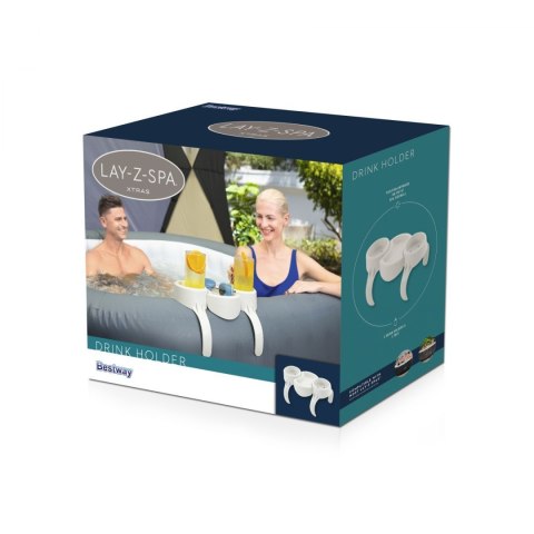 Uchwyt na napoje do Jacuzzi Lay-Z-Spa BESTWAY + 2 Przegrody + Tacka Uchwyt na napoje do Jacuzzi Lay-Z-Spa BESTWAY + 2 Przegrody + Tacka