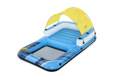 Wyspa do pływania 4-osobowy Materac 305x186x58cm BESTWAY + Daszek + Siateczkowe dno Wyspa do pływania 4-osobowy Materac 305x186x58cm BESTWAY + Daszek + Siateczkowe dno