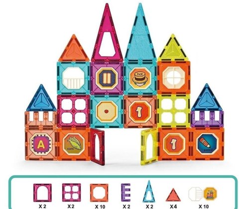 Klocki magnetyczne 32el