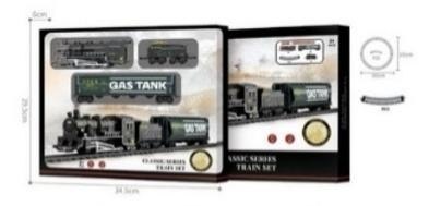 Kolejka + tor ze światłem i dźwiękiem