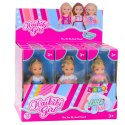 LEAN TOYS Mini Laleczka Kaibibi Kolorowa Sukienka Długie Włosy 12 cm Mix