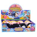 LEAN TOYS Pluszak Do Ściskania Ugniatania Gniotek z Kulkami Wodnymi Pingwin Morświn 6 cm