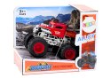 LEAN TOYS Pojazd Auto z Napędem Frykcyjnym Terenowe Czerwone