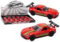 LEAN Toys Auto Sportowe Samochód 1:32 Figurka Spojler Metal Czerwony Dźwięki