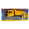 LEAN Toys Ciężarówka Budowlana Wywrotka Zdalnie Sterowana RC Światła LED 1:18