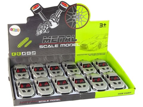 LEAN Toys Pojazd Resorak 1:36 Napęd Frykcyjny Światła Dźwięki Srebrny