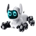 LEAN Toys Robot Pies TOOBY Zdalnie Sterowany RC 360° Światła Dźwięki Biało-Czarny
